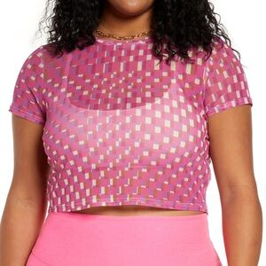 BP Mesh Cropped Top